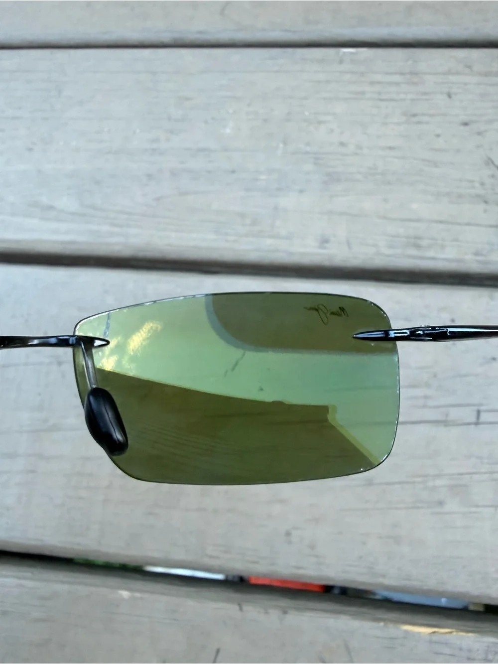 Maui Jim Lighthouse Polarized Rimless Sunglasses